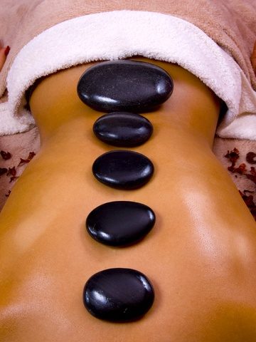 Massage aux pierres chaudes